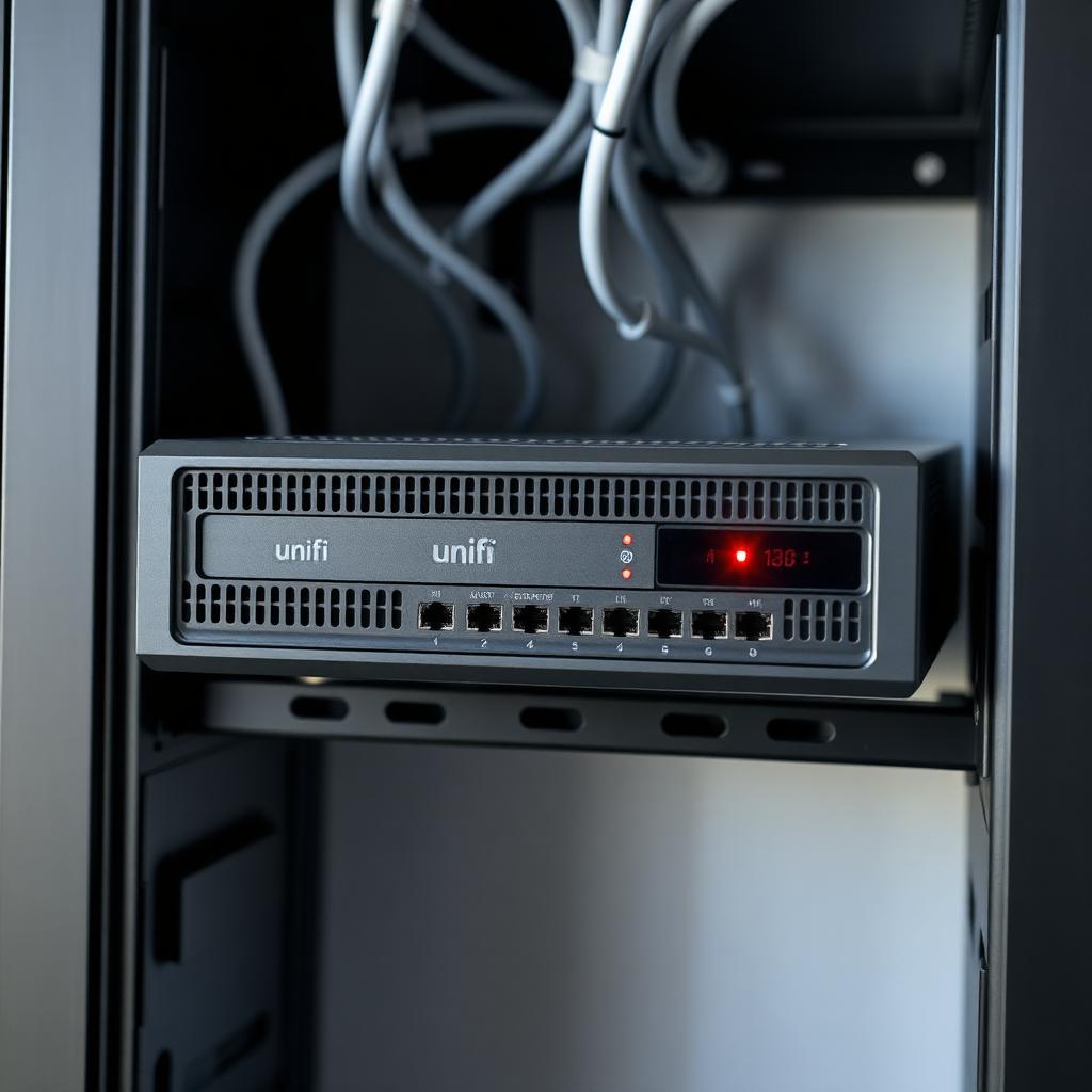 UniFi security gateway providing advanced network protection