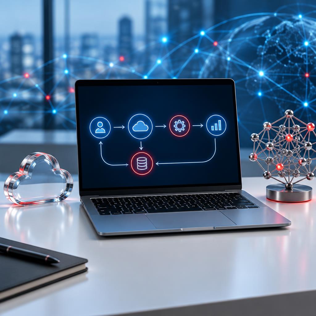Business workflows connected through Cloud and AI technology